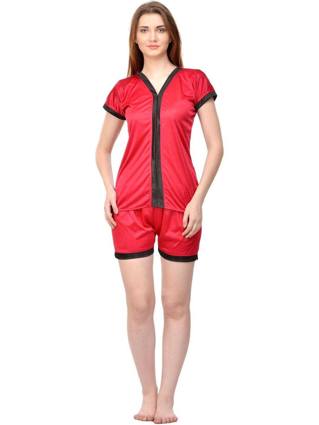 ROWENA Women Colourblocked Night suit-picture-58