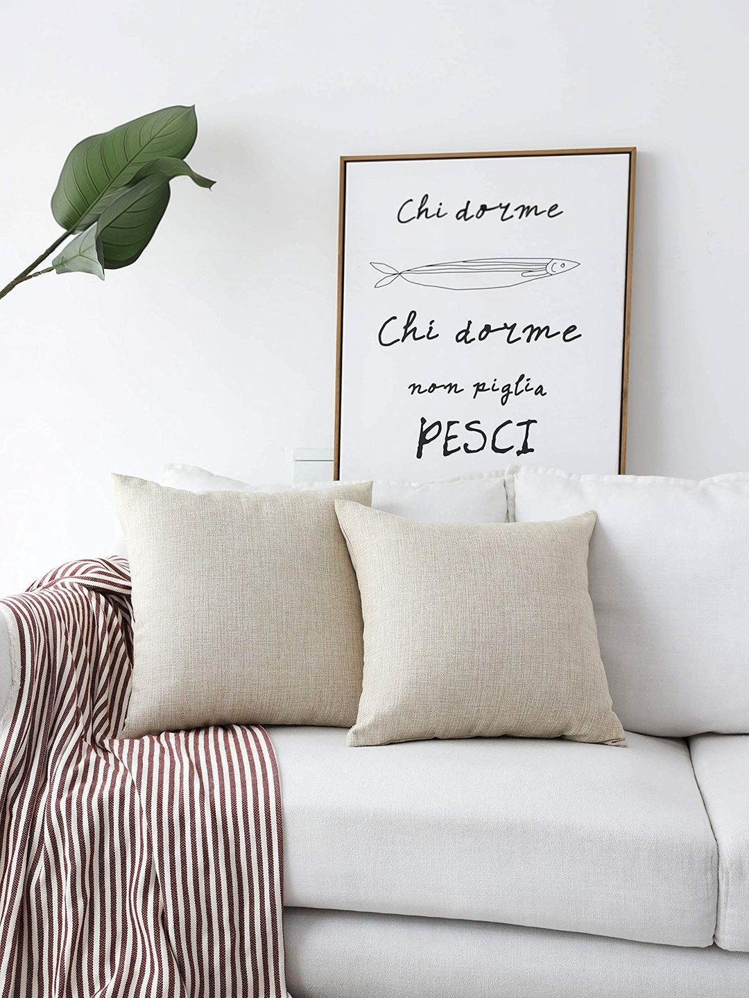 Khooti Cream-Coloured Set of 2 Square Cushion Covers-picture-22