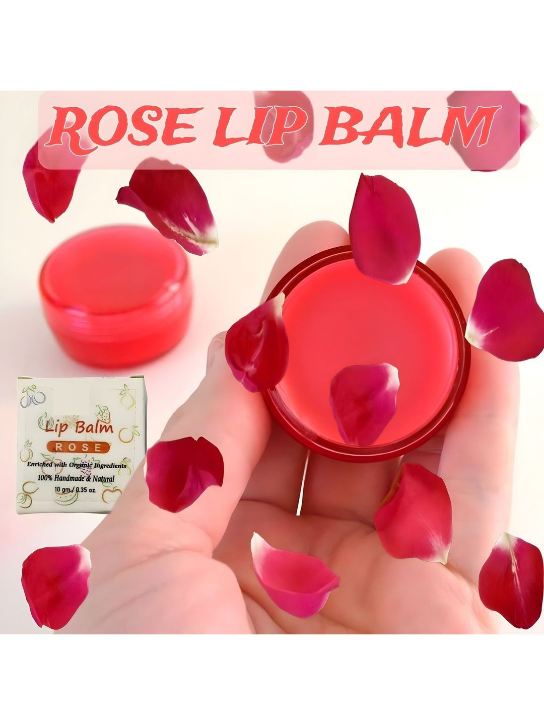 GLAMEZONE Rose Lip Balm - 10g-image-24