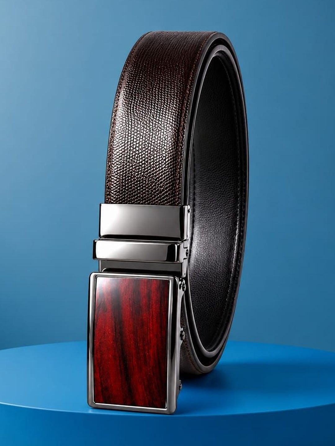 FALVIAN Men Textured Leather Reversible Formal Belt-picture-28