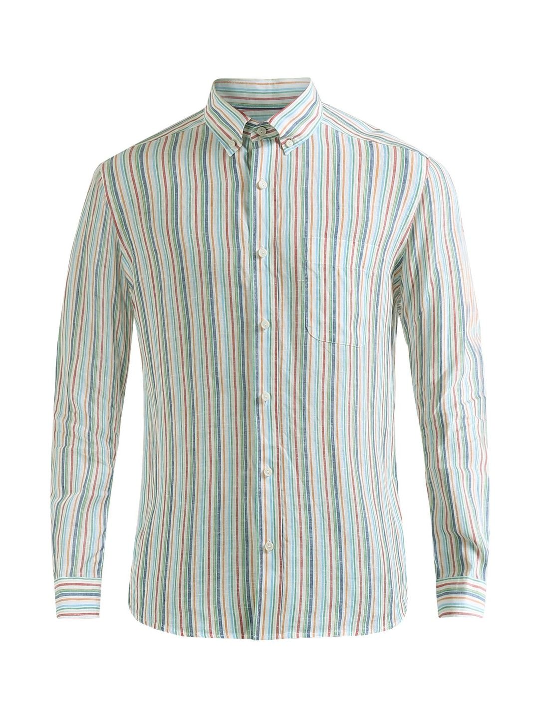 Eton Men Slim Fit Multi Stripes Striped Casual Shirt-picture-43