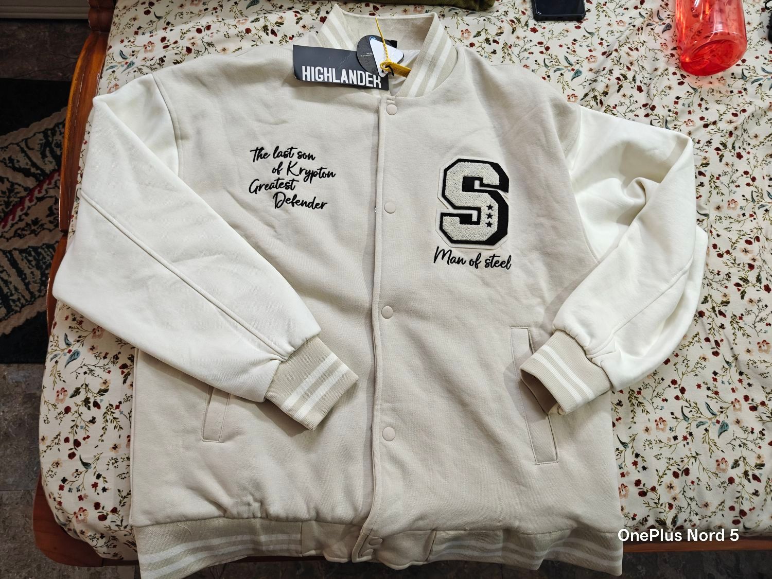 Buy HIGHLANDER Warner Bros Superman Men e Oversized Varsity Jacket