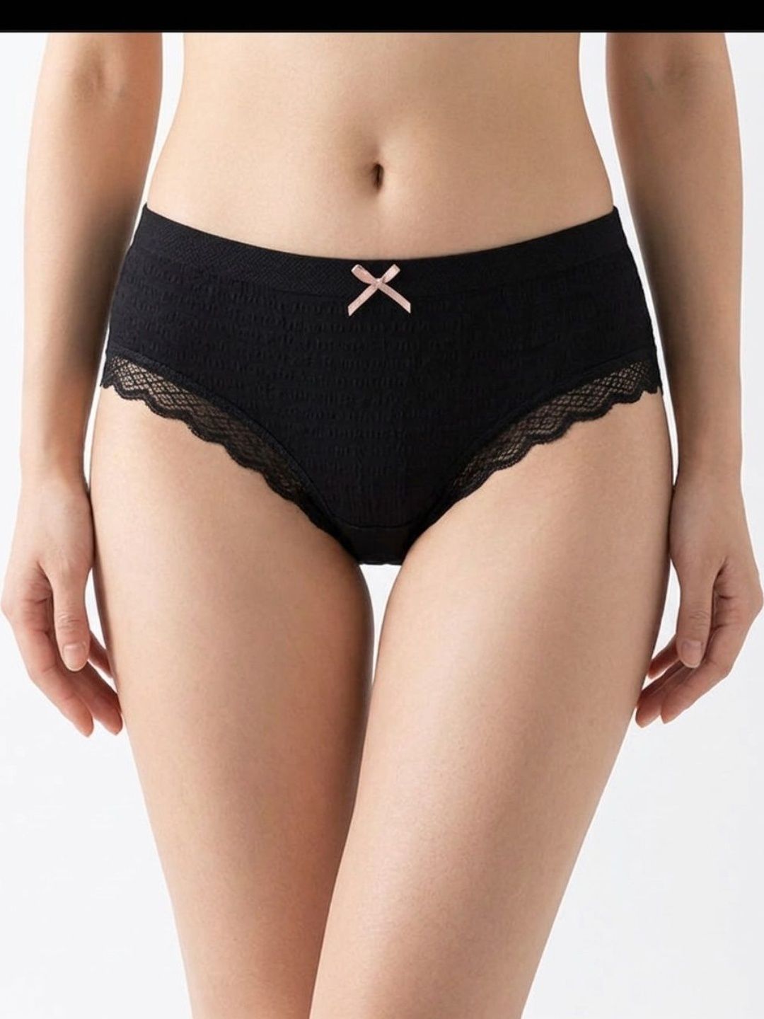 DressBerry Women Pack of 3 Self Design Lace Assorted Basic Briefs-picture-53