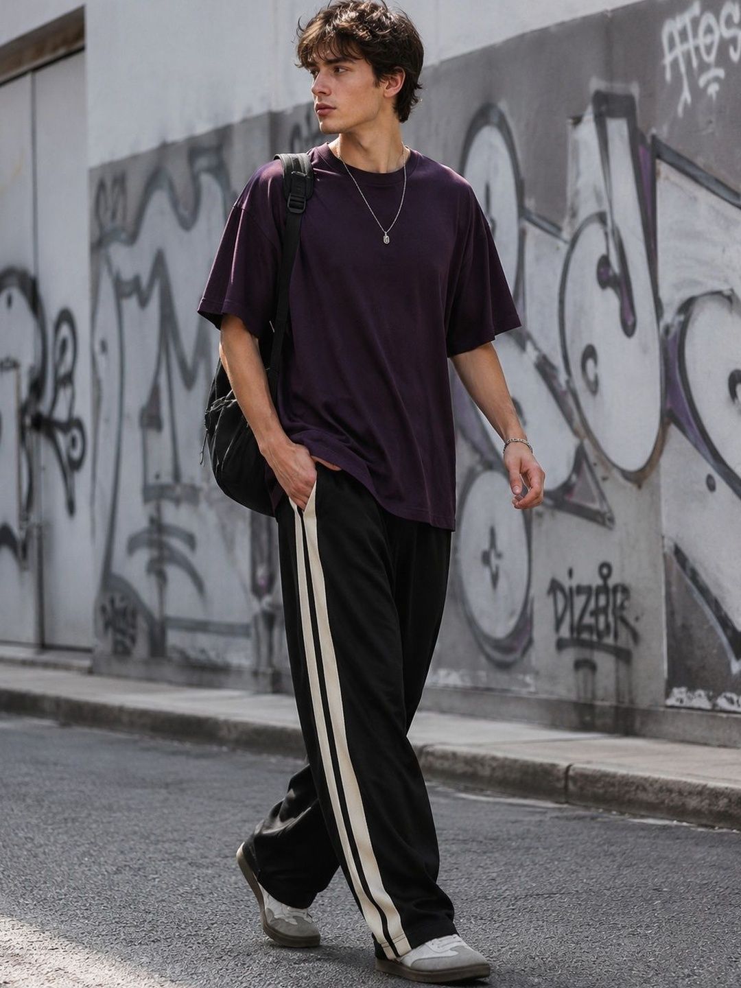 QUTUN Men Baggy Track Pants-picture-21