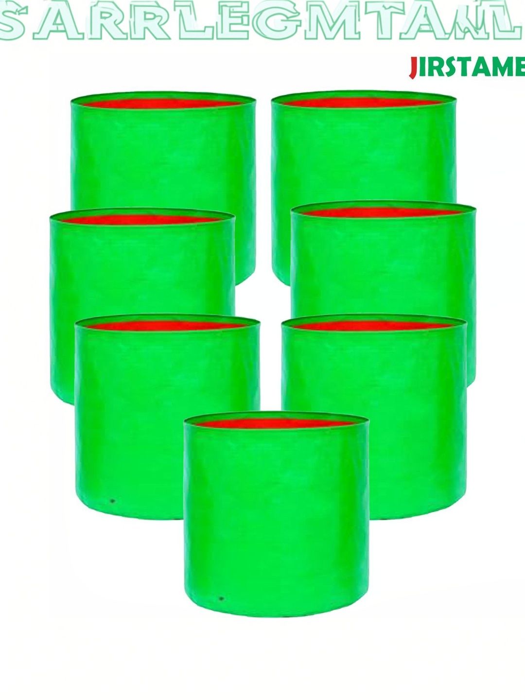 JIRSTAME 7-Pcs Green Terrace Gardening Planting bags-image-6