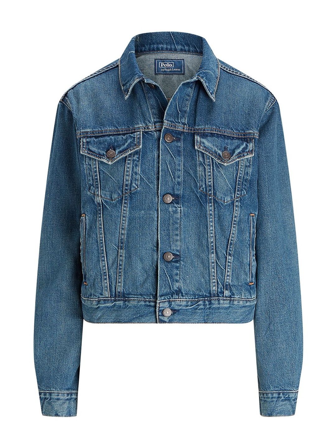 Polo Ralph Lauren Women Leather Denim Jacket-picture-23