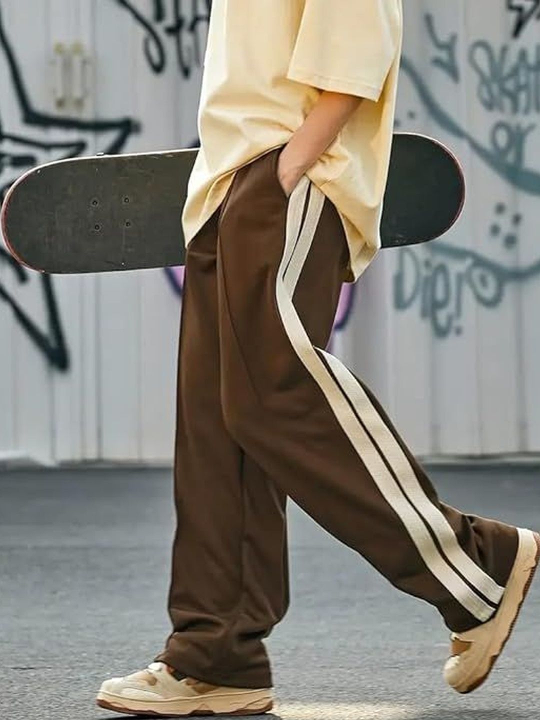 QUTUN Men Baggy Training Track Pants-picture-13