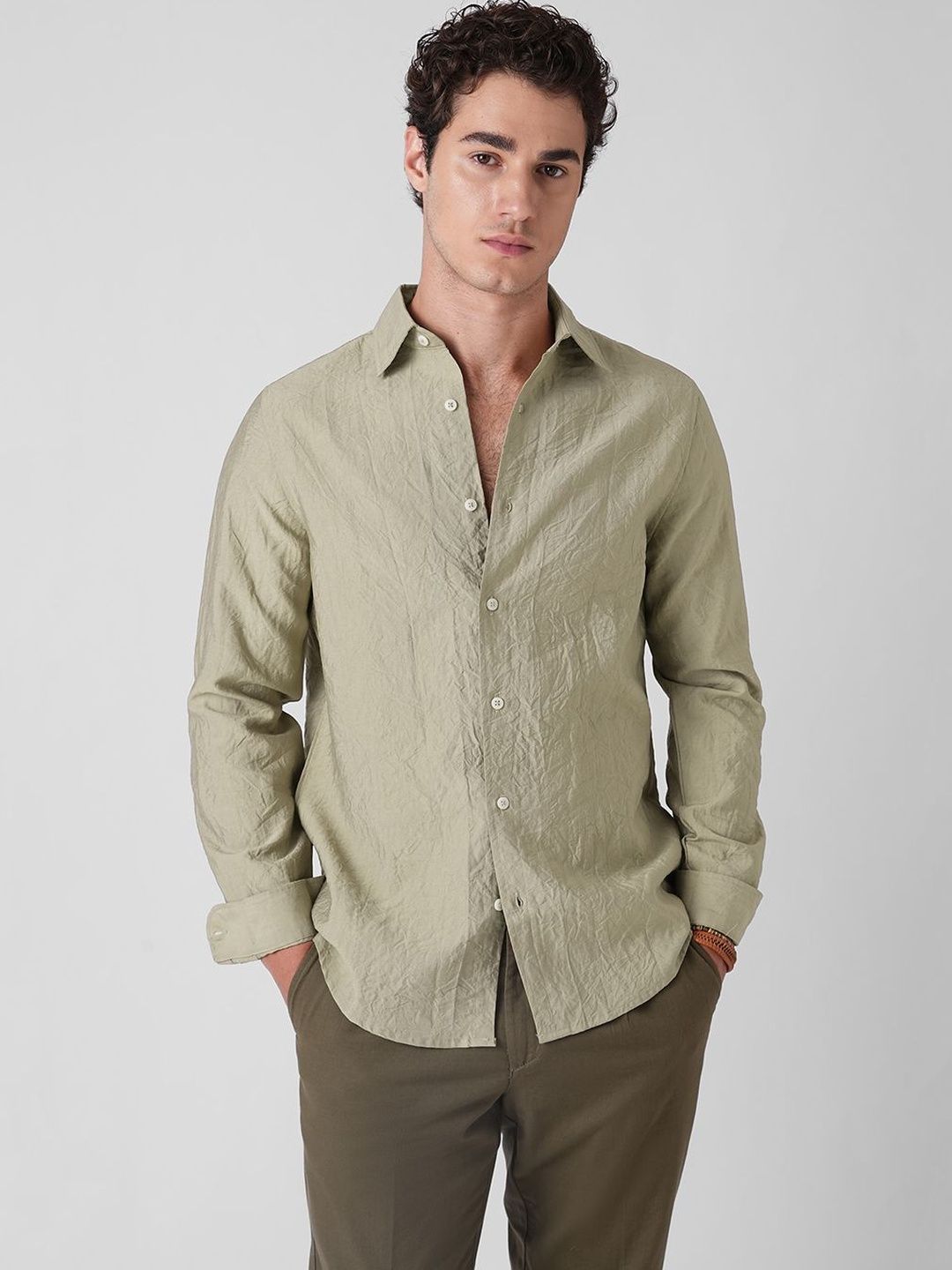 Blue Buddha Men Tailored Fit Casual Shirt-picture-19