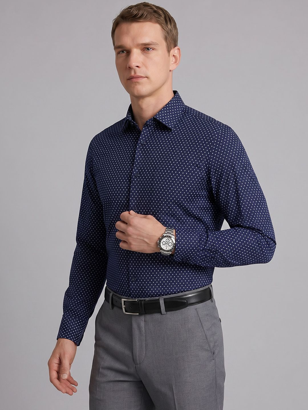 Blackberrys Men Slim Fit Long Sleeves Shirt-image-21