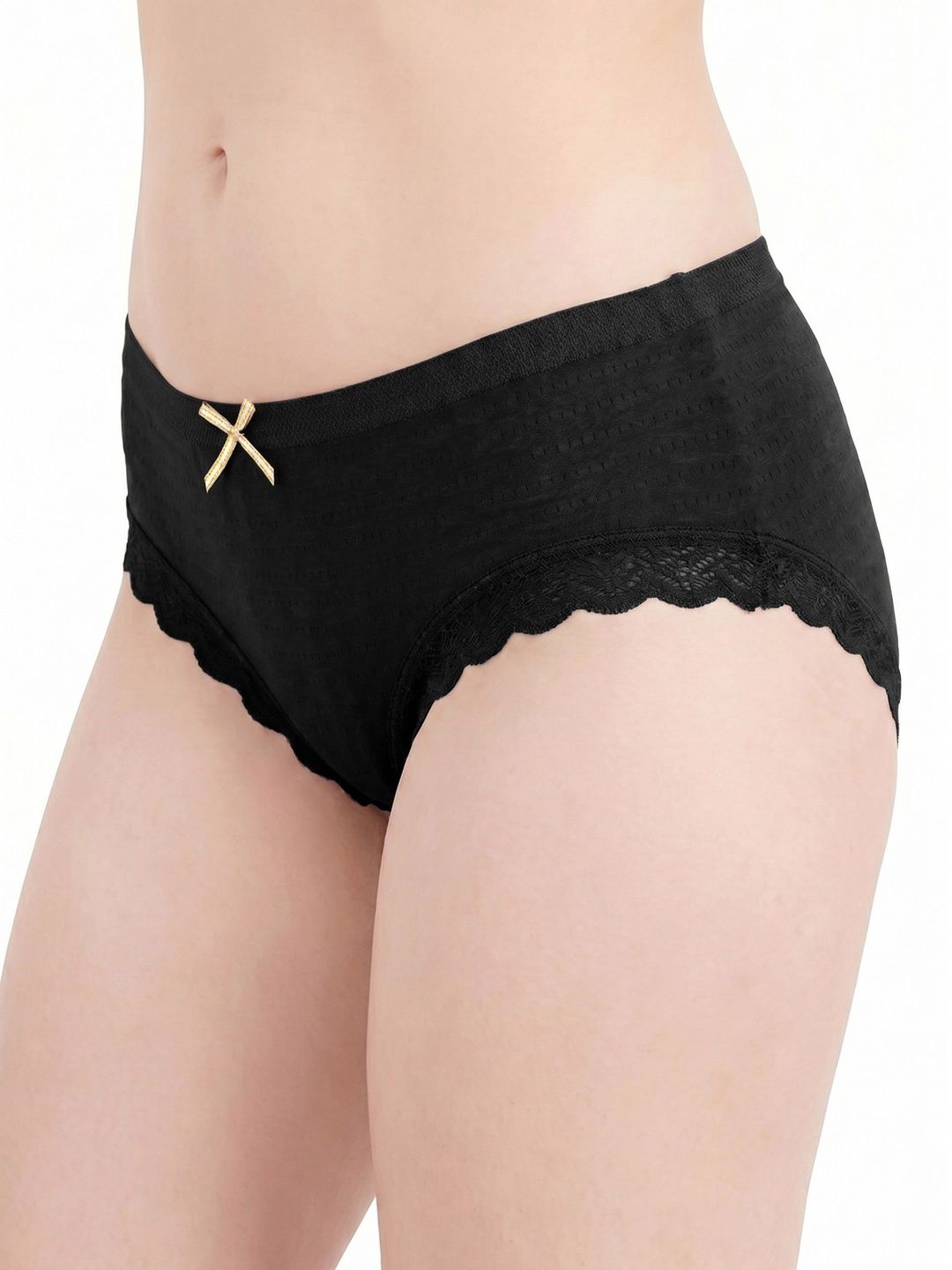 Moda Rapido Women Pack of 3 Self Design Leak-Proof Seamless Assorted Hipster Briefs-picture-26