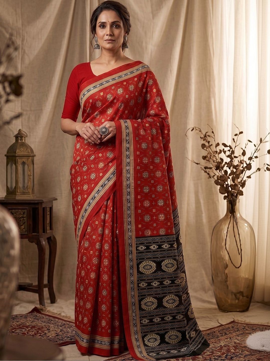 KALINI Pure Cotton Ikat Saree-picture-24