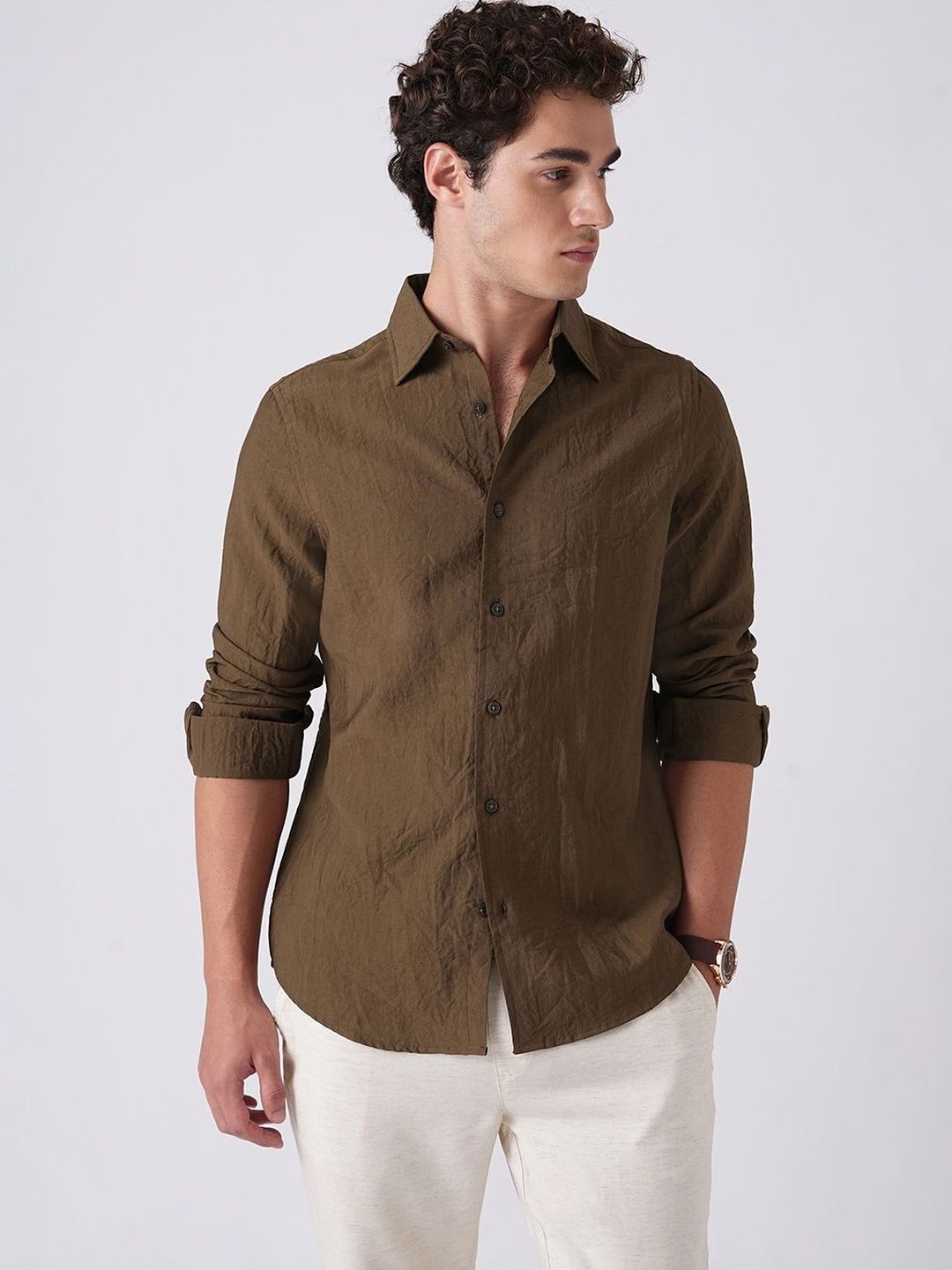 Blue Buddha Men Tailored Fit Casual Shirt-picture-41
