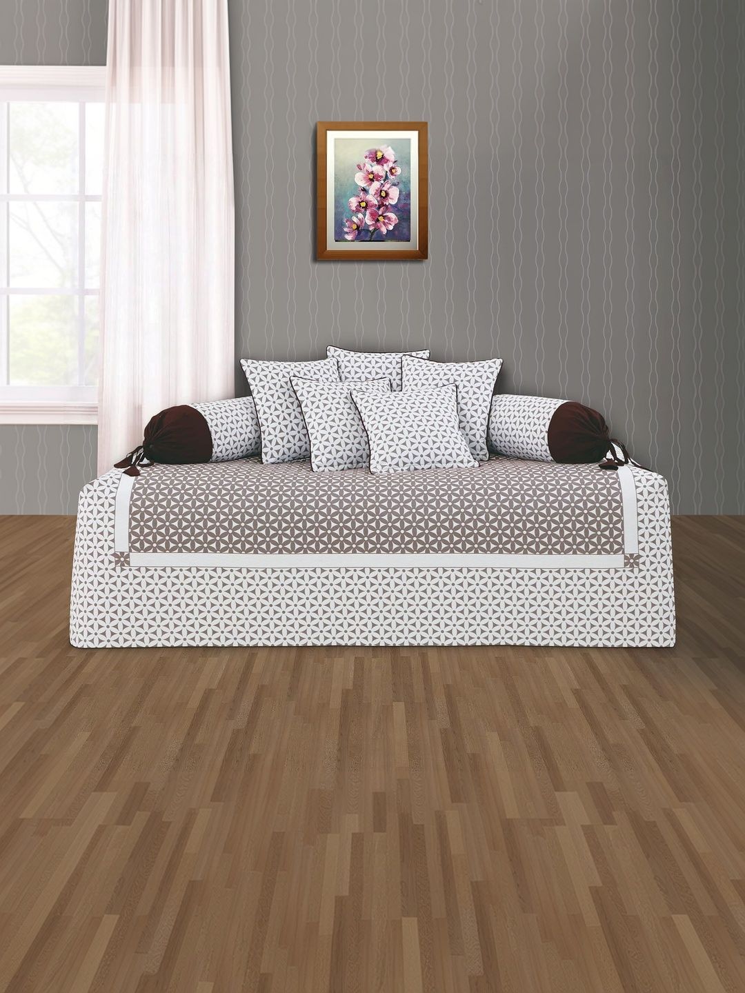 Victor Red Printed Double King Bed Covers-image-47