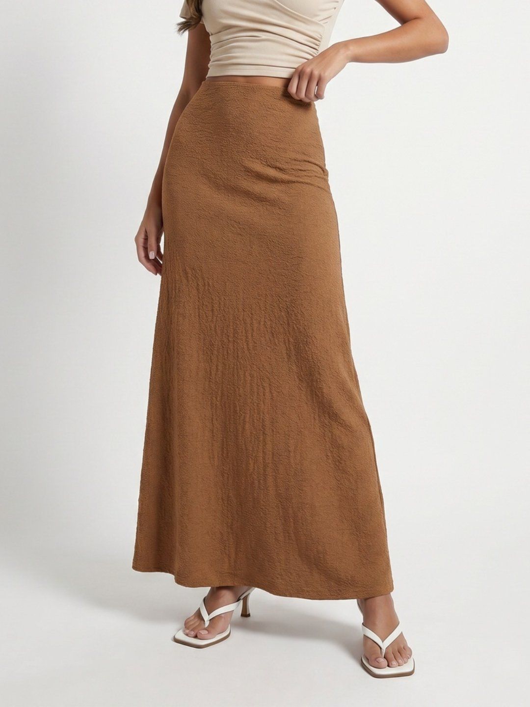 glitchez Women Scrabble A-Line Maxi Skirt-picture-29