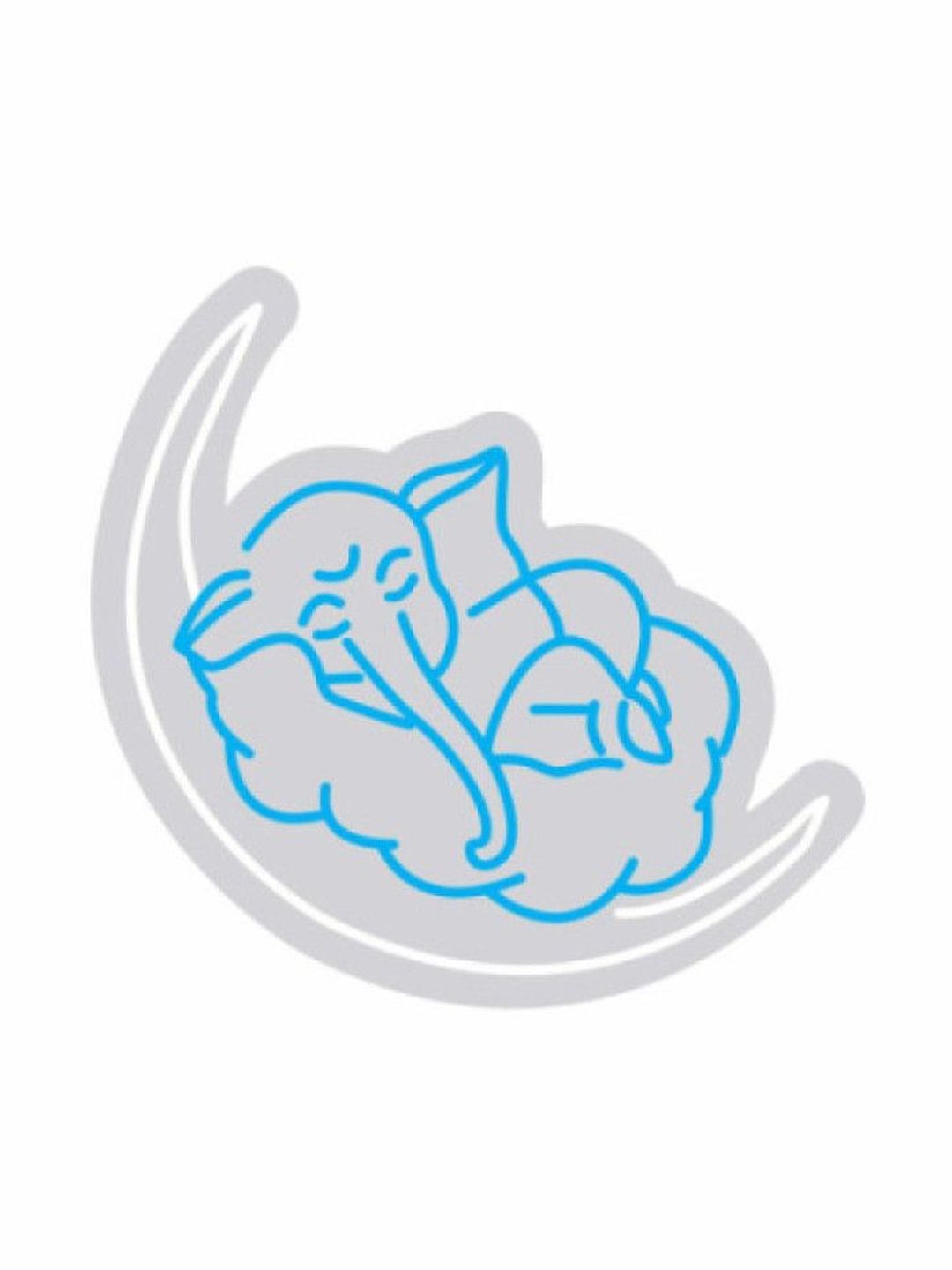 Custom Neon Sleeping Elephant Neon Sign-picture-31