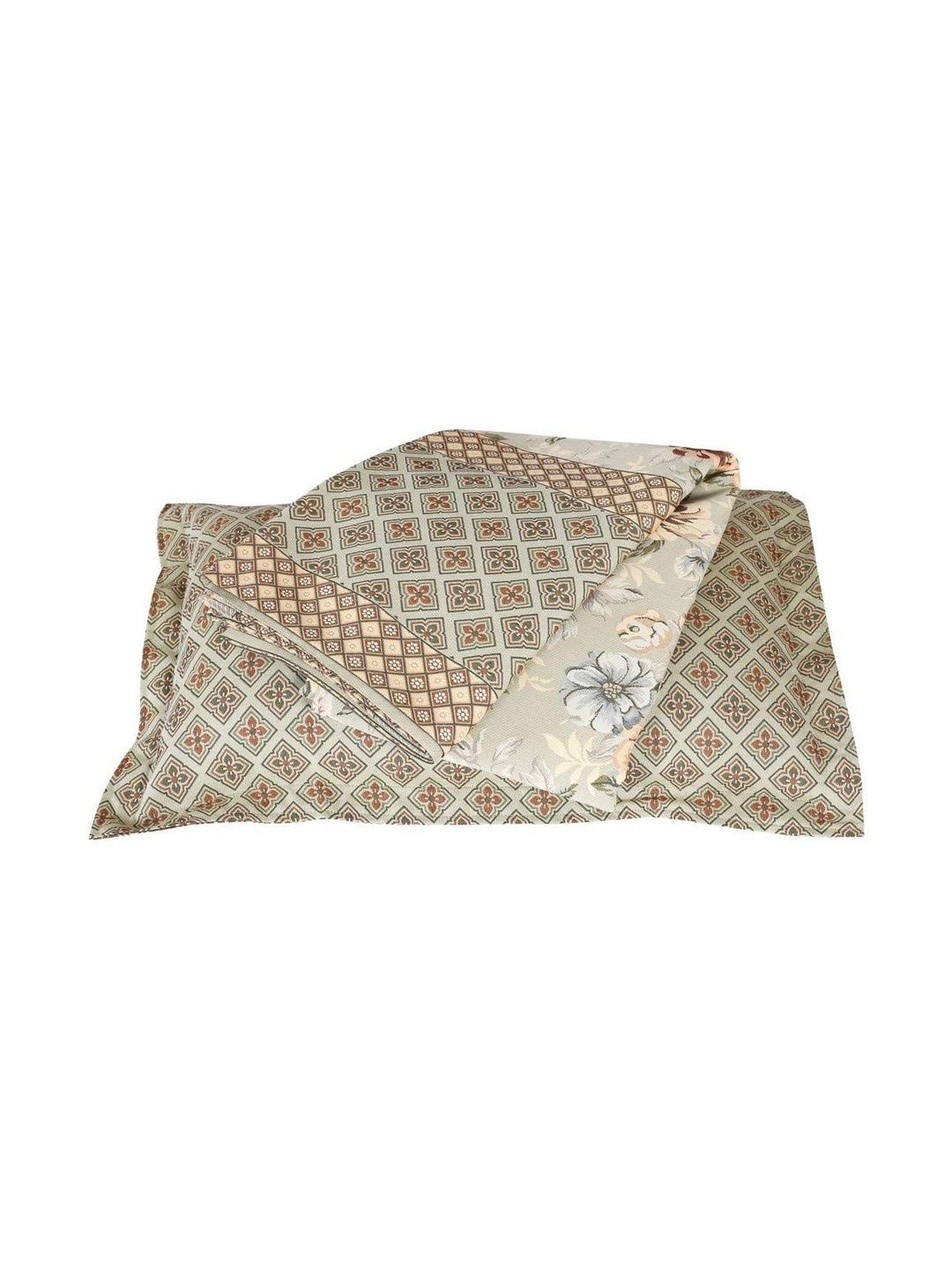 Victor Beige Printed Double Queen Bed Covers-image-21