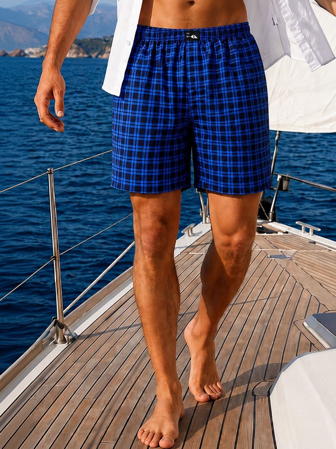 FTX Men Checked Boxers-picture-11