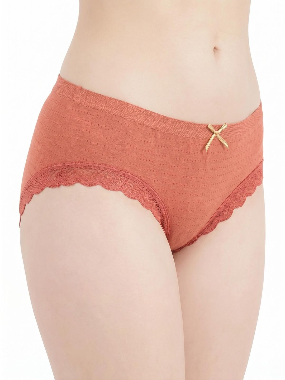 Moda Rapido Women Pack of 3 Self Design Leak-Proof Seamless Assorted Hipster Briefs-picture-29