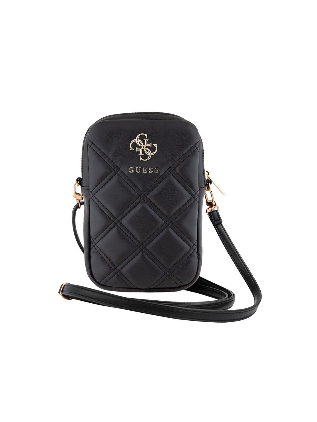 GUESS Unisex Quilted Leather Two Fold Wallet-image-15