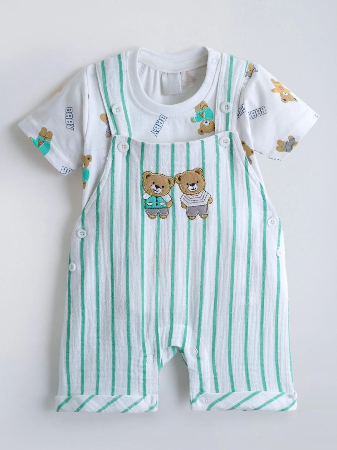 Hopscotch Boys Printed T-shirt with Trousers-picture-44