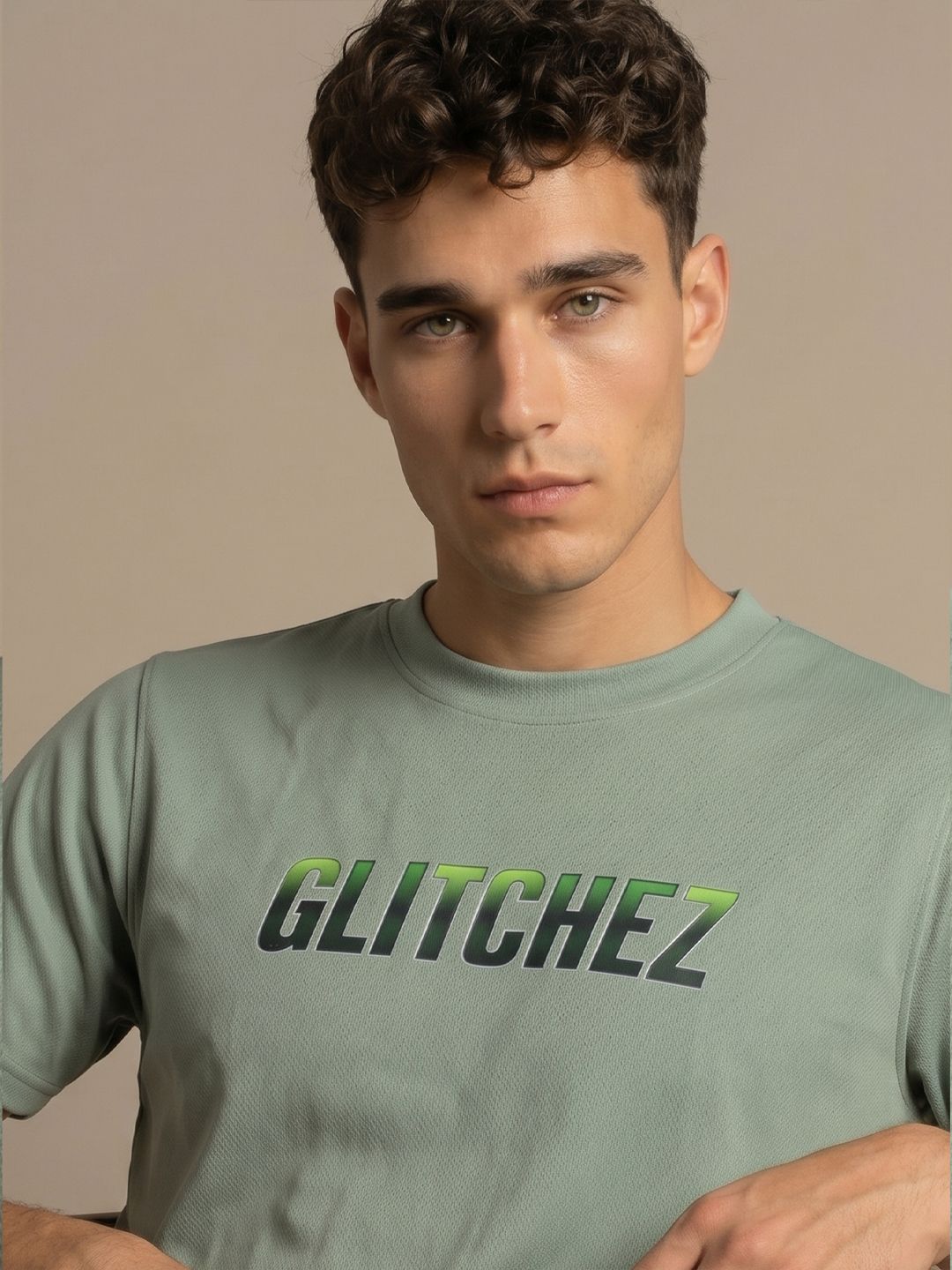 glitchez Brand Logo Printed T-shirt-picture-46