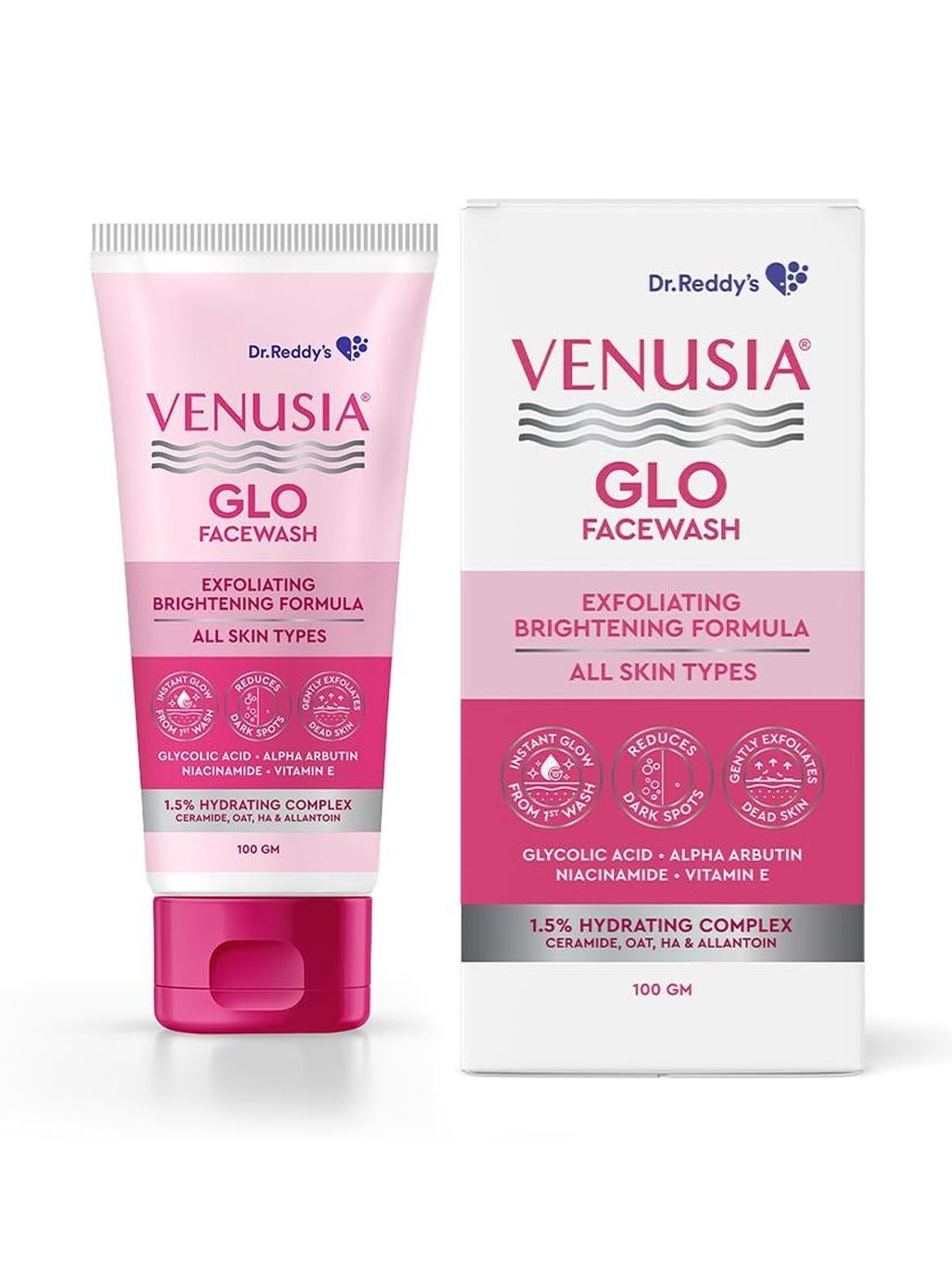 Venusia Glo Facewash Glycolic Acid -100 g-image-36