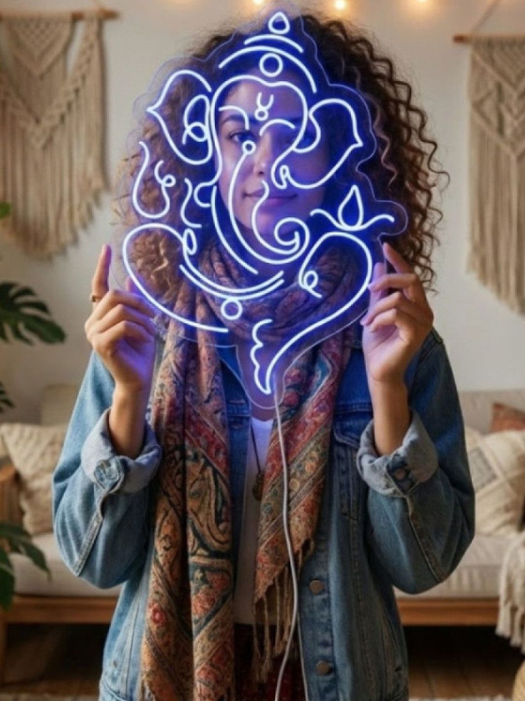 Custom Neon Ganesha Design Neon Sign-picture-25