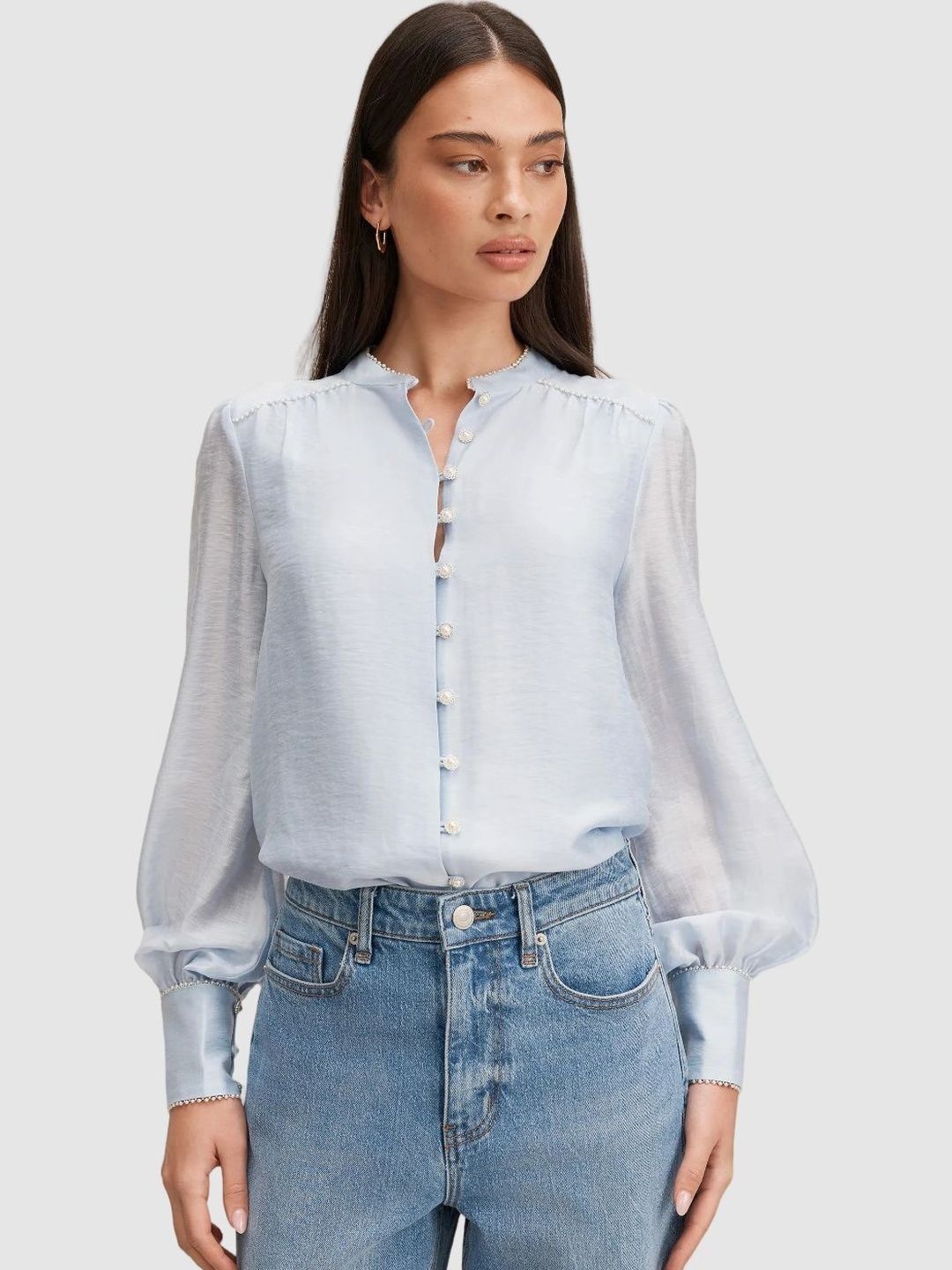 Forever New Bishop Sleeves Top-picture-31