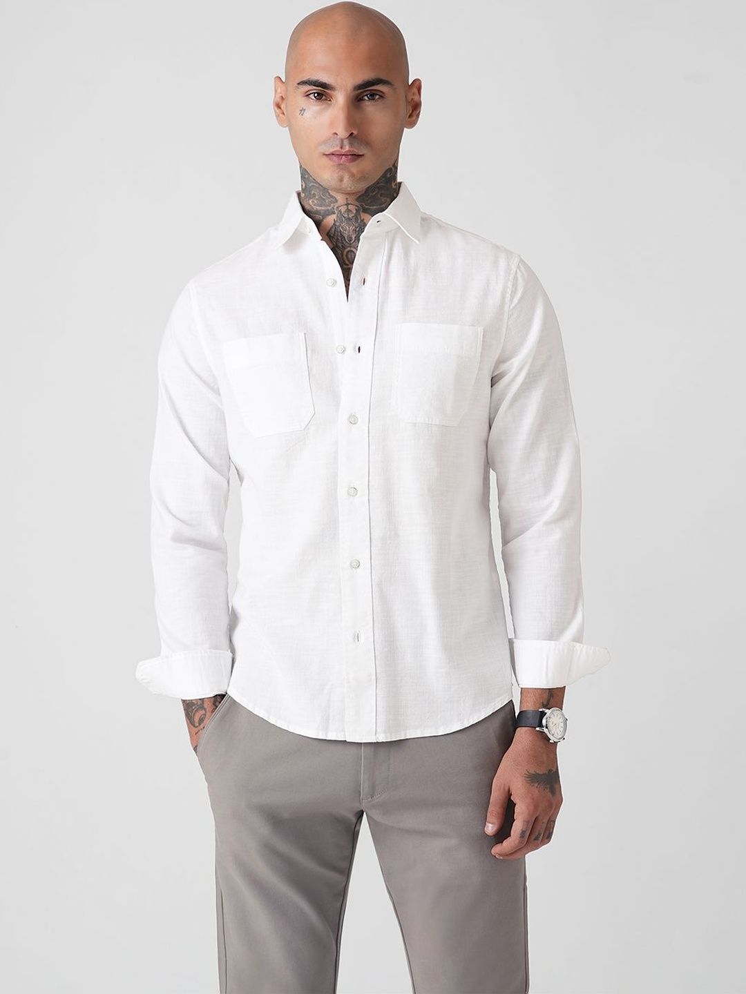 Blue Buddha Men Tailored Fit Casual Shirt-picture-56