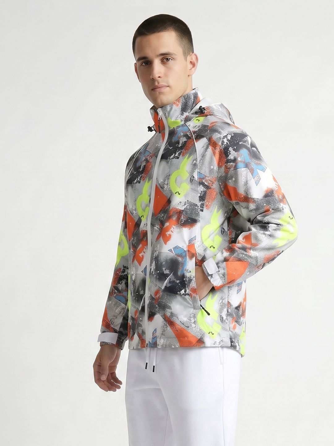 sports52 wear Sports 52 wear Printed Hooded Rain Jacket-picture-27