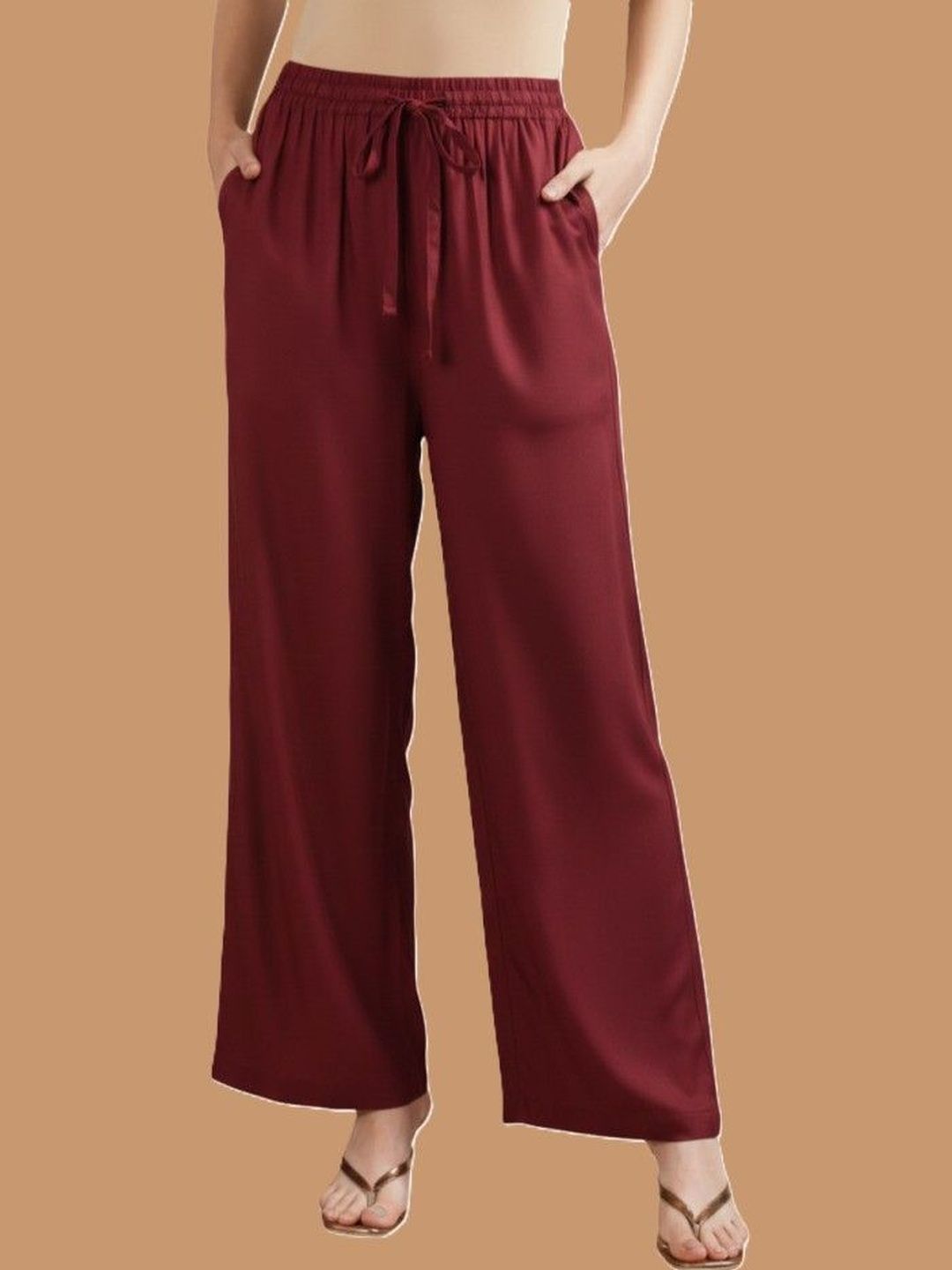 Oxinexx Women Knitted Ethnic Palazzos-picture-29