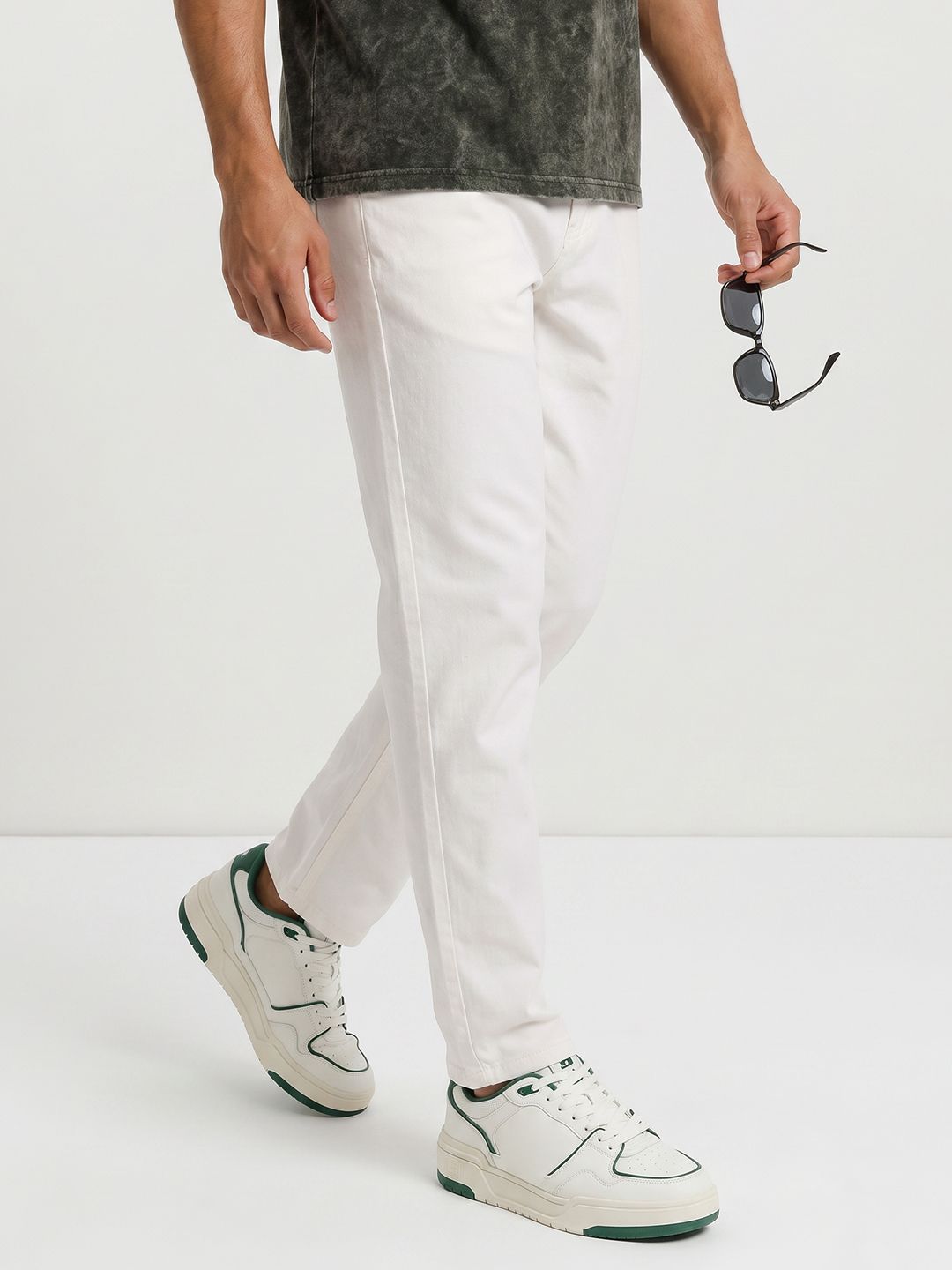The Roadster Life Co. Men Pure Cotton Chinos Trousers-picture-30