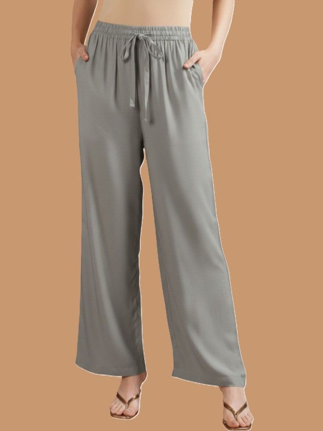 Oxinexx Women Knitted Ethnic Palazzos-picture-34