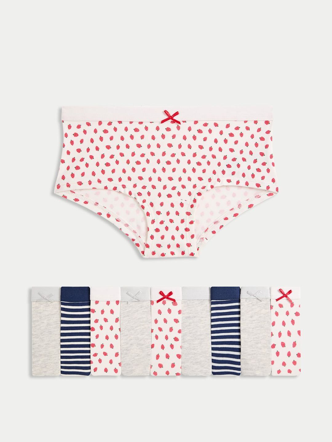 Marks & Spencer 10 Pack Cotton Rich Strawberry Briefs (5-16 Yrs)-picture-23