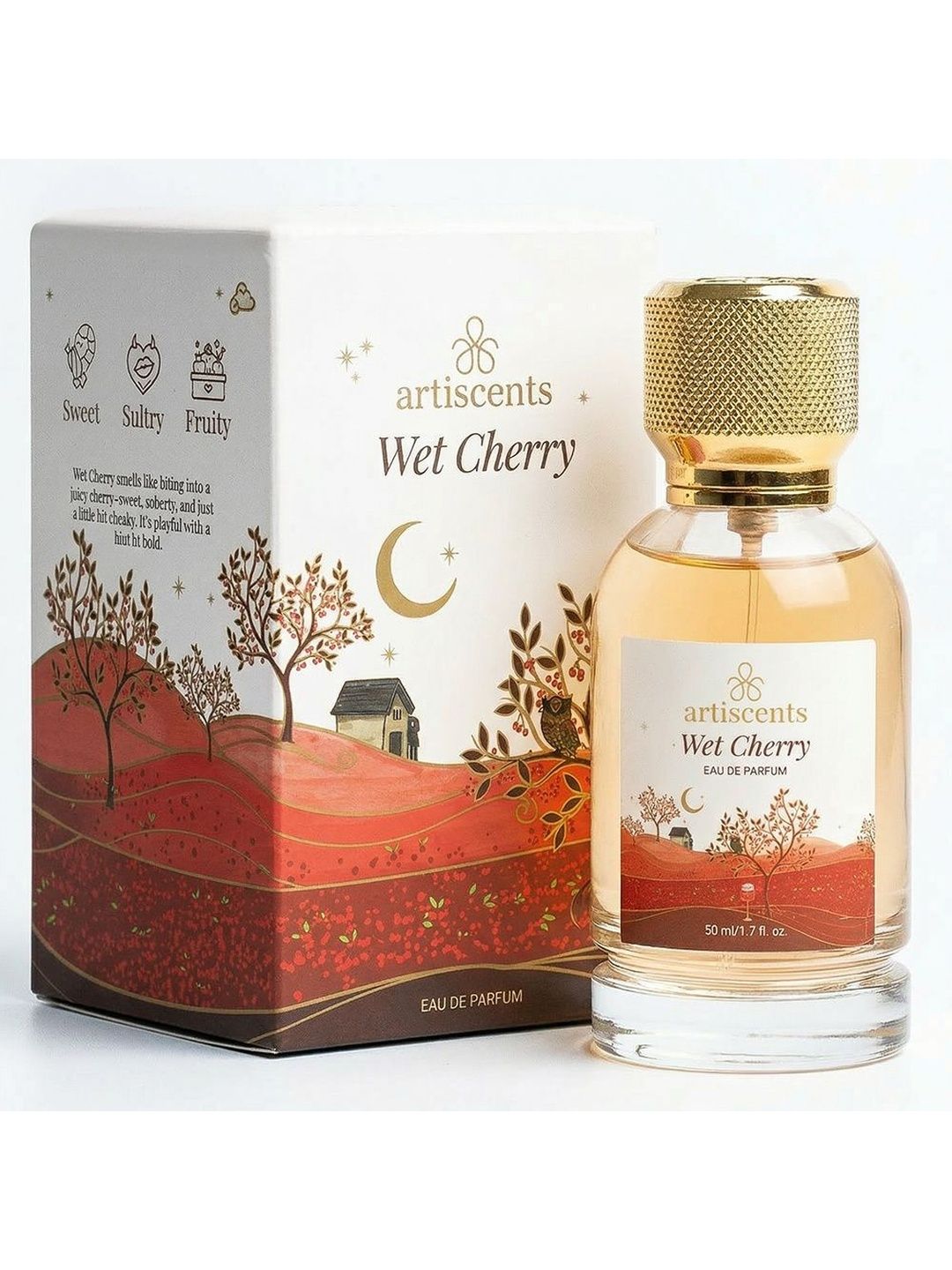 Artiscents Wet Cherry Long-Lasting Eau De Parfum - 50 ml-image-20