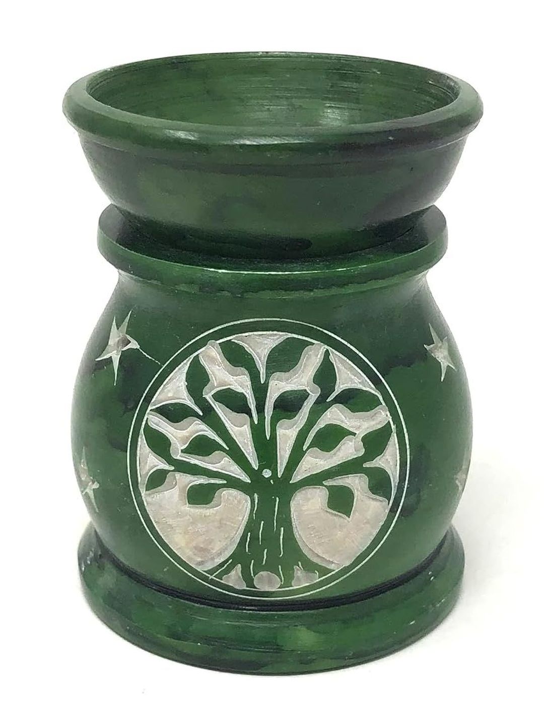 ESSENCIO SHOP Green Textured Aroma Oil Diffuser-image-2