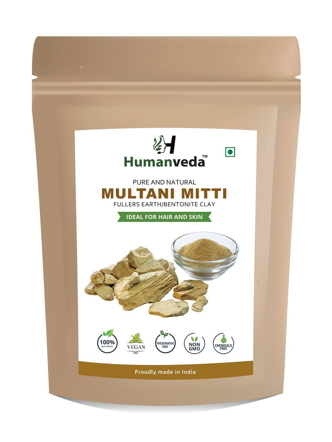 HUMANVEDA Multani Mitti Powder For Skin & Hair - 200 g-picture-45