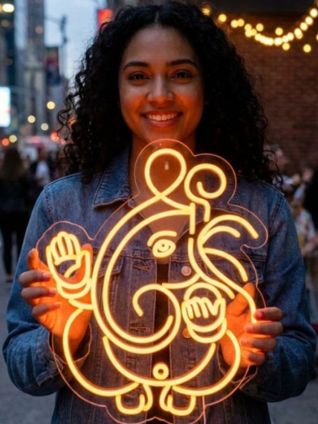 Custom Neon Elephant With Hand Gesture Neon Sign-image-21