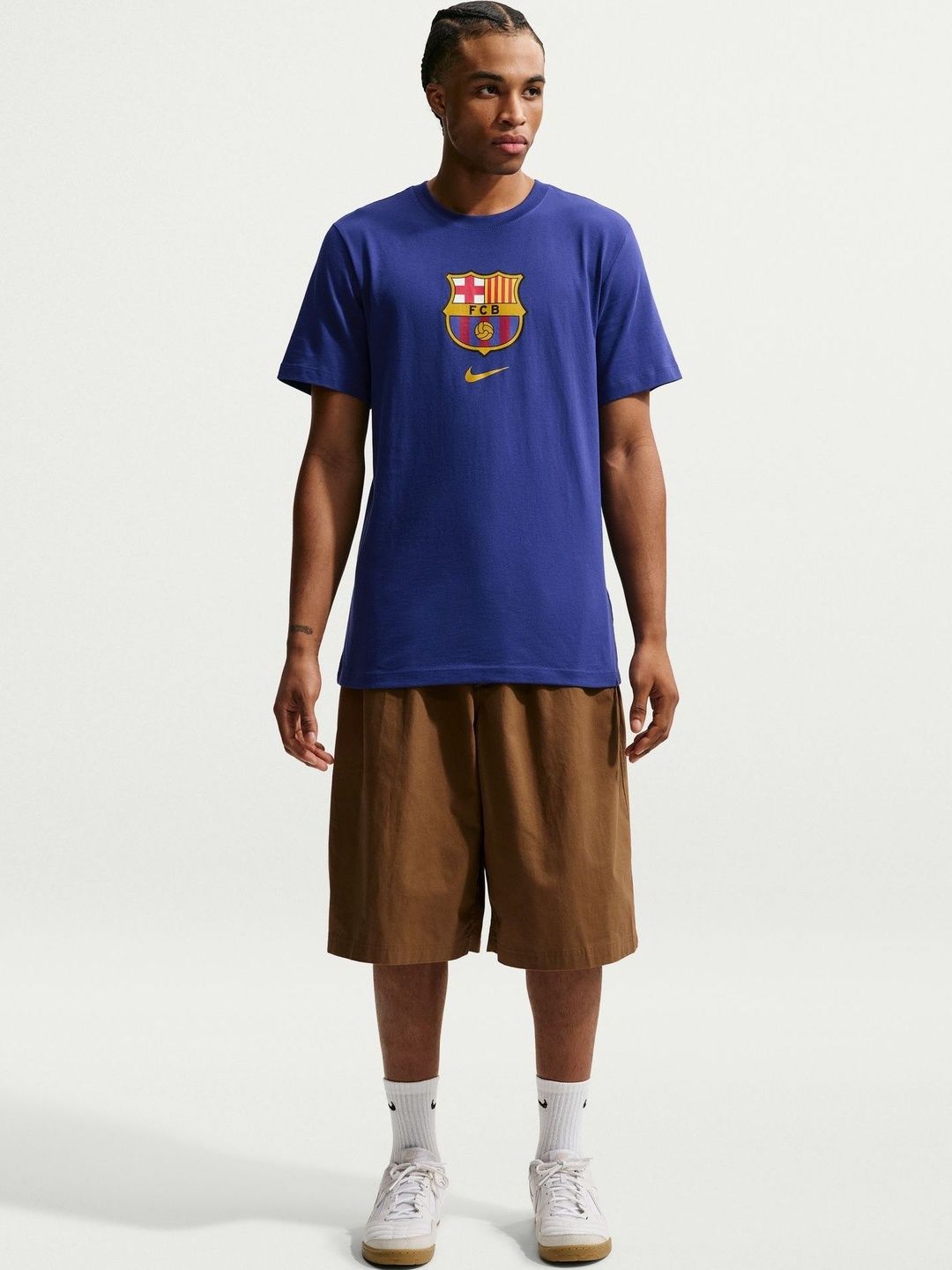 Nike Men Brand Logo Barcelona Printed T-shirt-picture-28