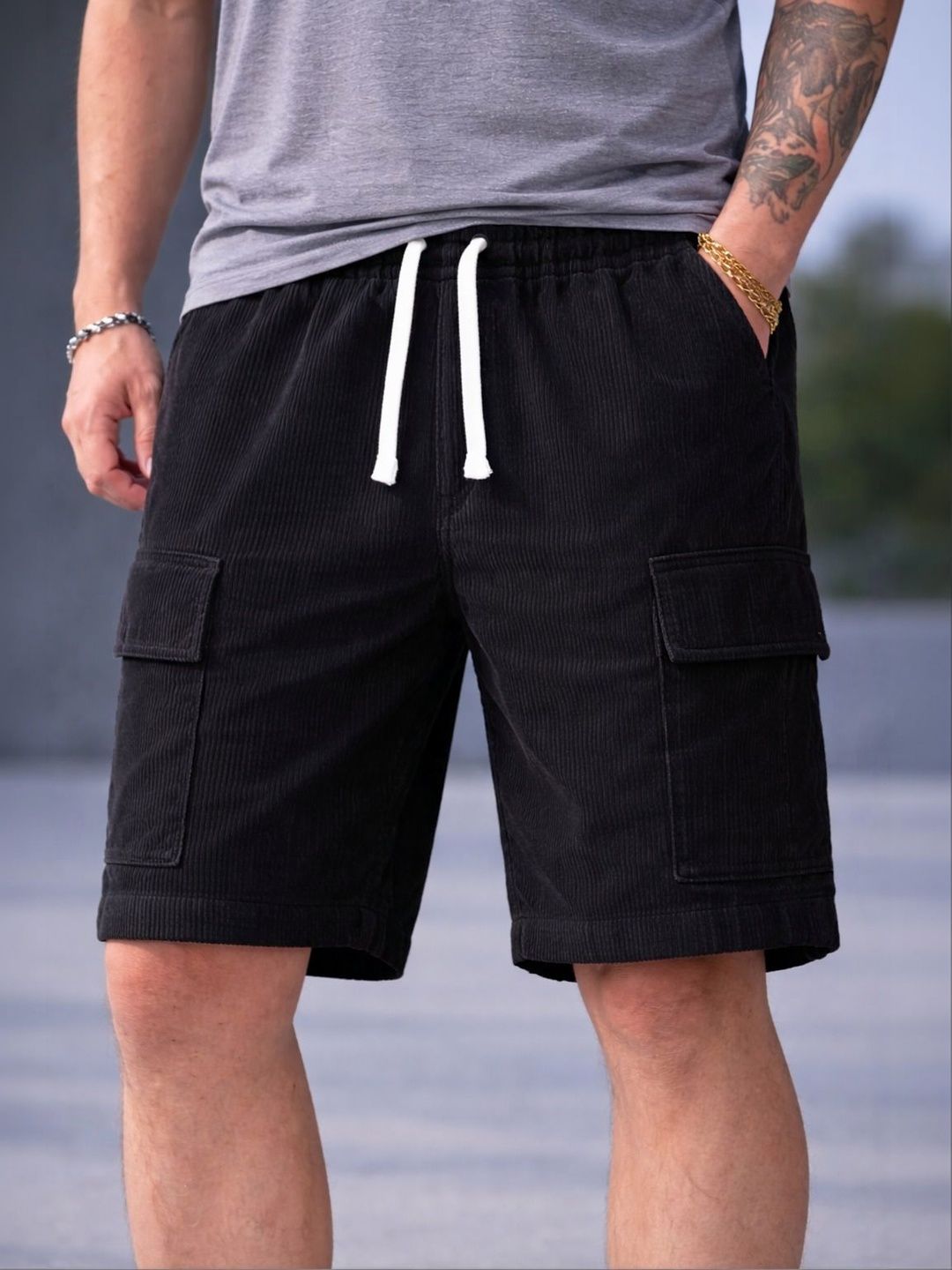 Bellwit Men Cargo Shorts-picture-15