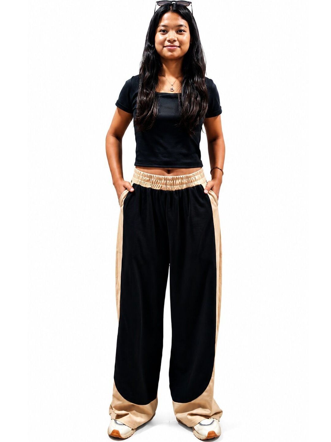 Nomi Indy Made Women Relaxed Straight Leg High-Rise Trousers-picture-21