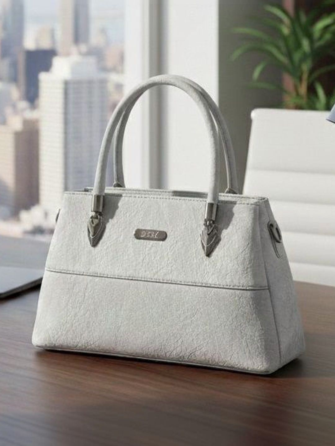 ShopCircuit Structured Handheld Bag with Quilted-picture-10