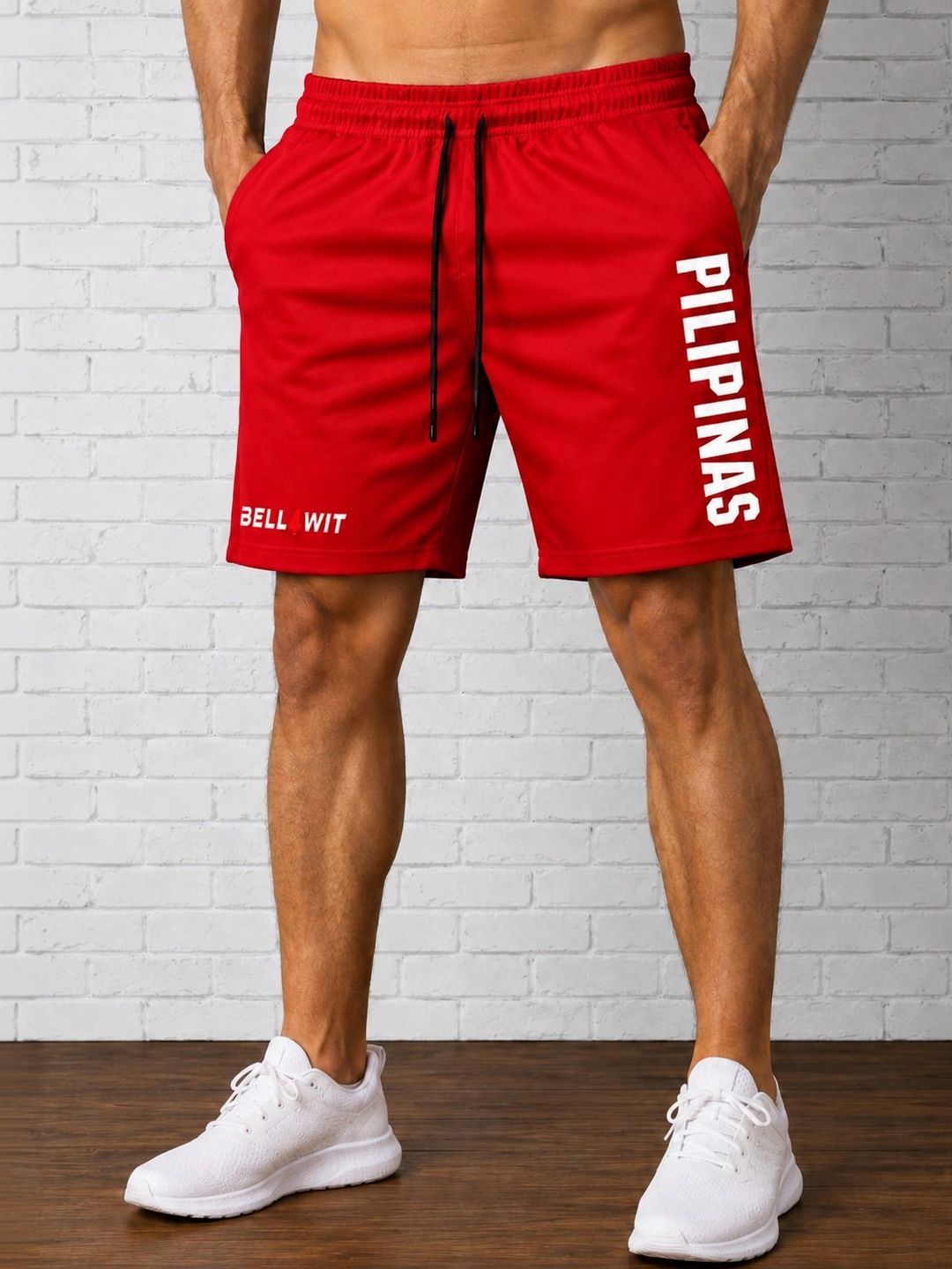 Bellwit Men Typography Training or Gym Shorts-picture-37