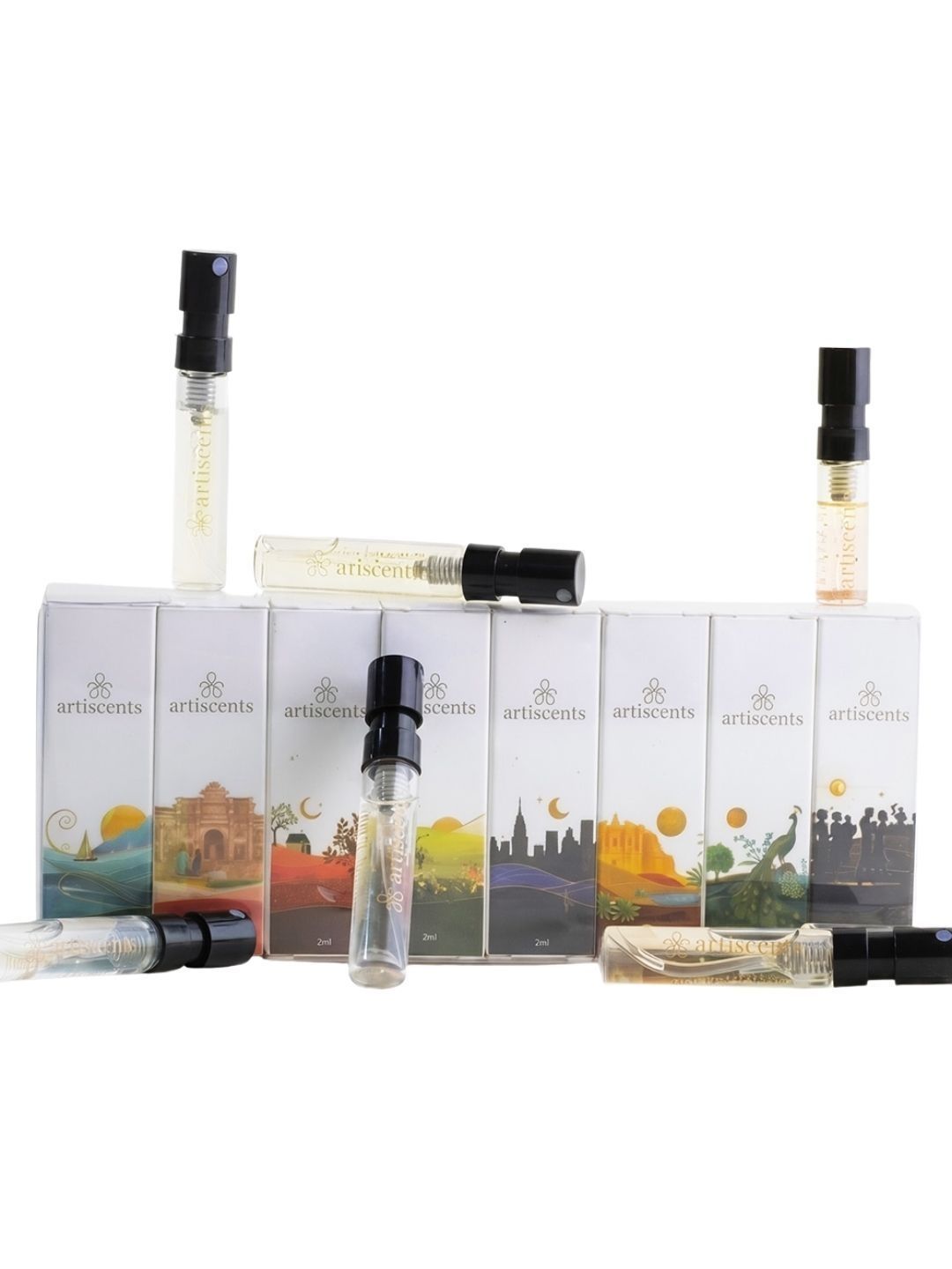 Artiscents Set Of 8 Long Lasting Eau de Parfum - 2 ml Each-picture-2