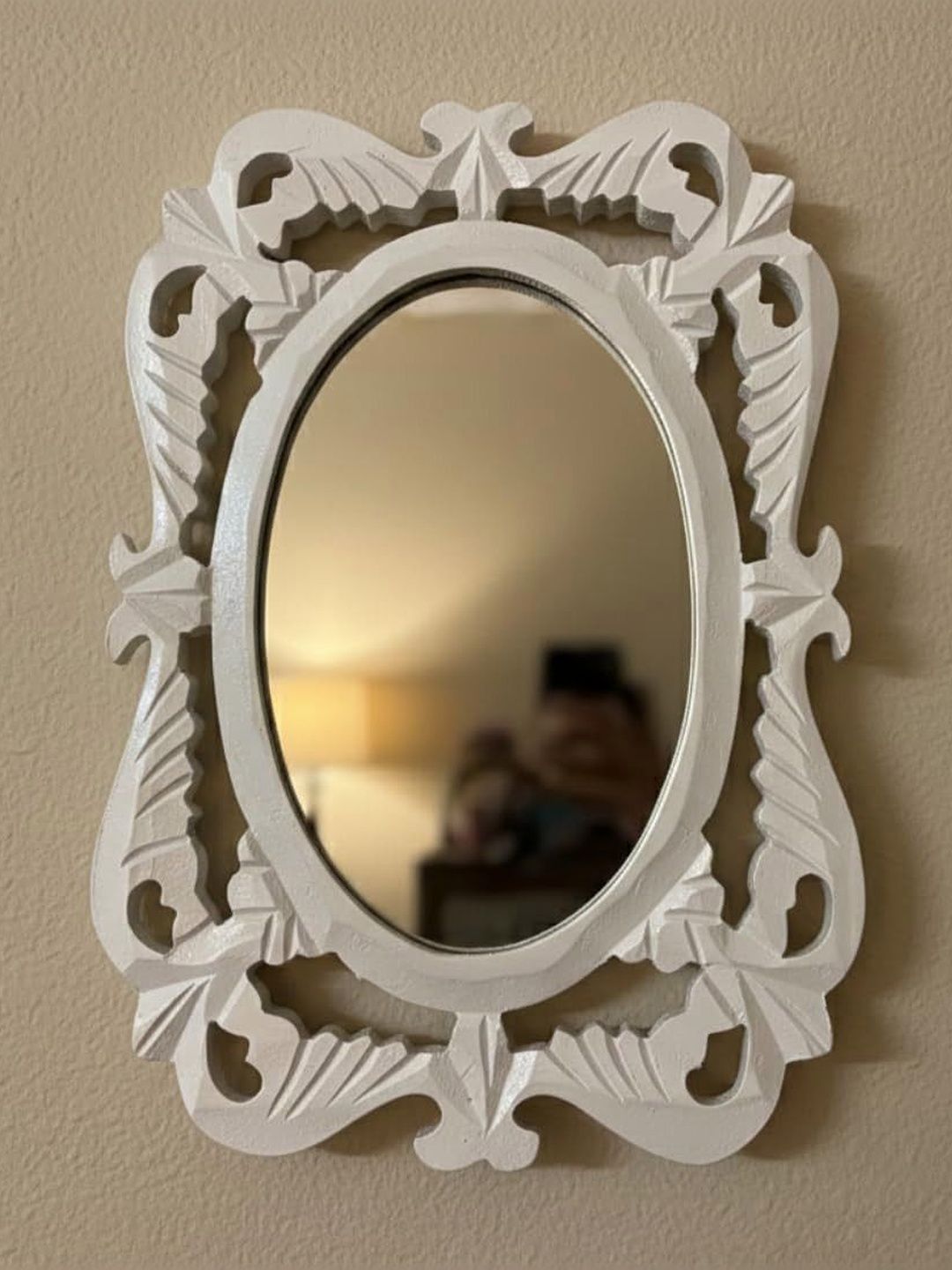 Nandini Homeware Handcrafted MDF Wooden Mirror-picture-44
