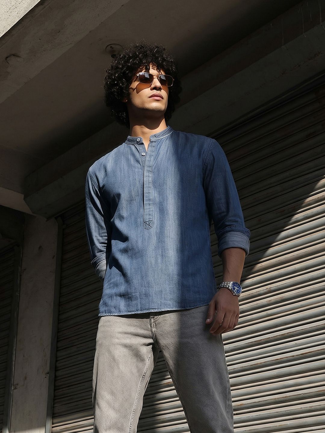 The Roadster Life Co. Denim Casual Shirt-picture-39