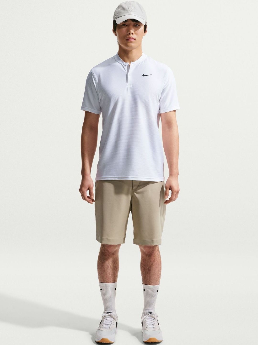 Nike Men Mandarin Collar Dri-FIT T-shirt-picture-28