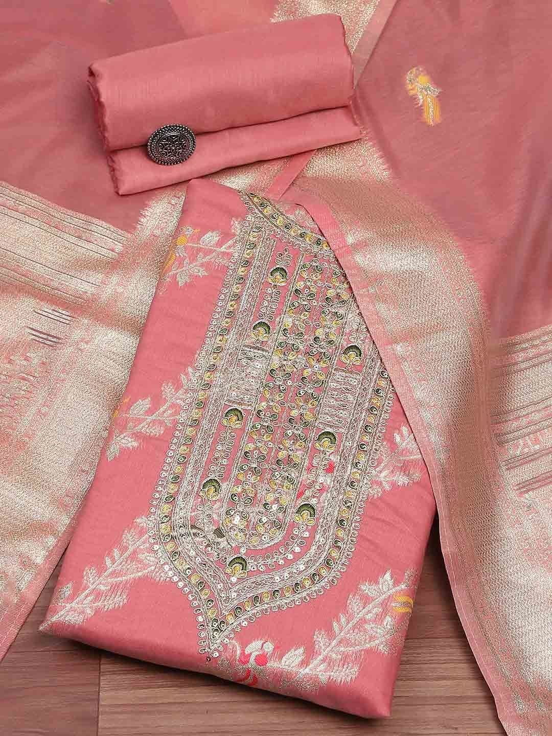 Biba Unstitched Dress Material-picture-13