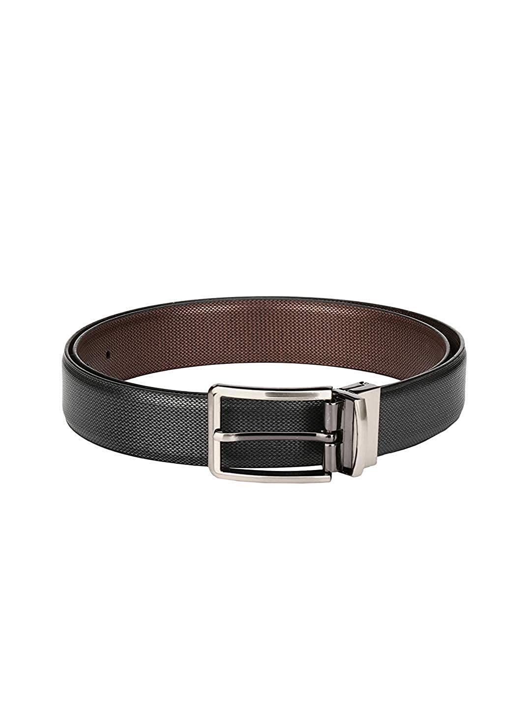 amicraft Men Textured Reversible Formal Belt-picture-55