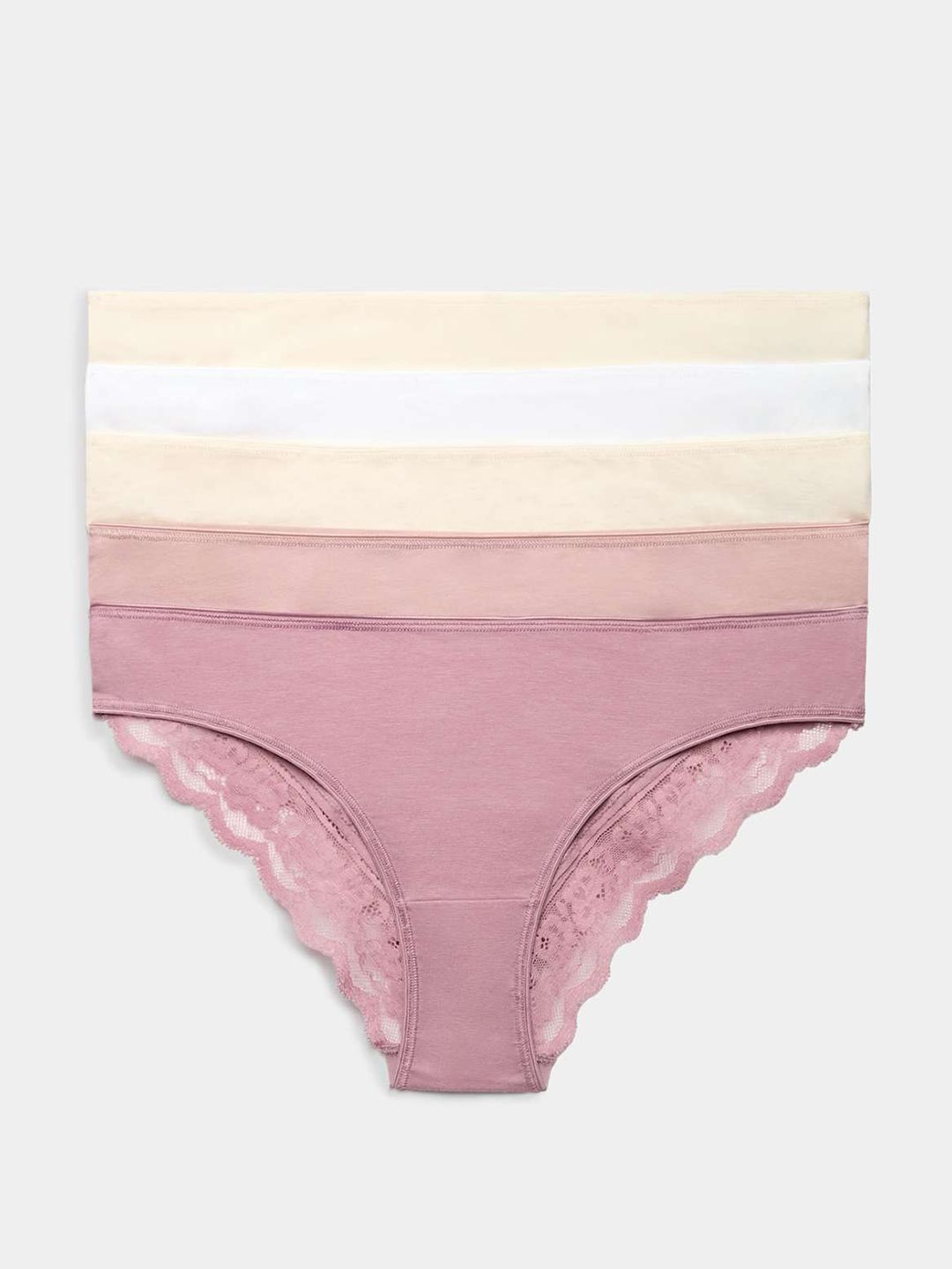 Marks & Spencer 5 Pack Cotton Rich Printed Brazilian Knickers-picture-21